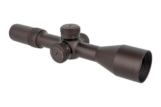 Vortex Optics RAZOR HD Gen II 4.5-27x56mm Riflescope is equipped with an EBR-7C MRAD reticle and tough brown finish